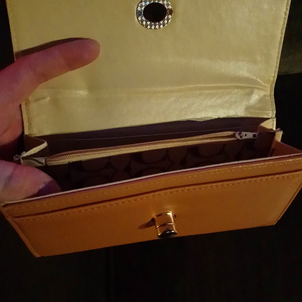 Large, Tan Coach Wallet - Picture 3 of 7